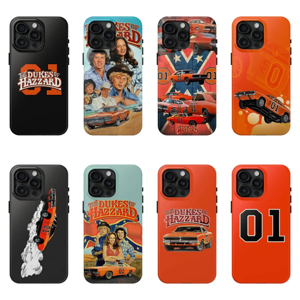 Vintage The Dukes Of Hazzard The General Lee Dixie Phone Cover, 01 Hemi Orange Car 70s TV Series phone Casesfor iPhone17 ProMax /16/15/14/13/12/11 Plus for Samsung phones, suitable for both men and women,  her Best Gift