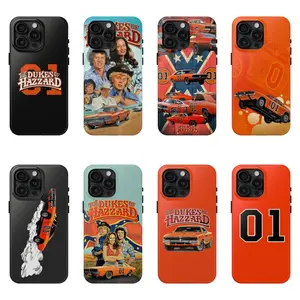Vintage The Dukes Of Hazzard The General Lee Dixie Phone Cover, 01 Hemi Orange Car 70s TV Series phone Cases For iPhone 17-12 Promax Pro Plus,It's a great gift for a good friend,gift for him for her Best Gift