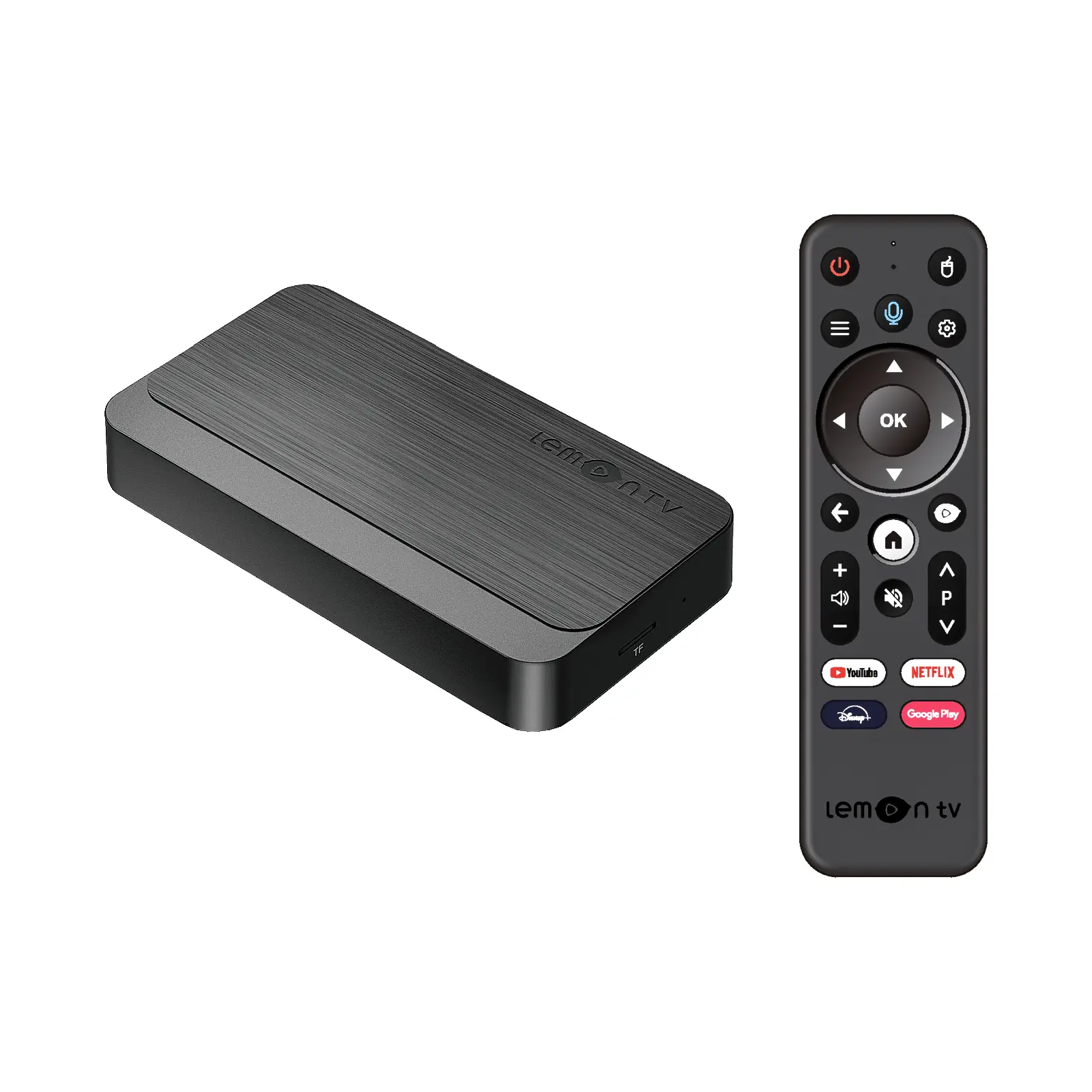 BOXPUT Lemon TV L2  Android BOX 2GB/8GB Memory Android 12 Set - Top Box with H618 Chip, BT5.4 Remote, WiFi 2.4G/5G, 4K HD