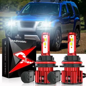 For Nissan Xterra 2002 2003 2004 2005 2006 2007 2008 2009 2010 2011 2012 2013 2014 2015 9007 HB5 LED Headlight Hi/Low Bulb Super Bright