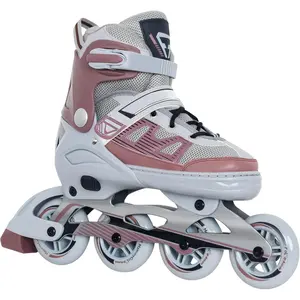 Adult Inline Skates for Men Women,  Roller with Carbon Steel Bearings, TPR ,  Mesh, EVA Lining, PVC Upper | Adjustable Size  Fit for Beginner Skating