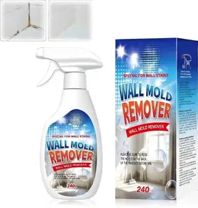 Wall Mold Remover Spray - Powerful Cleaner for Wall Stains, Mildew, and Mold Removal - 240ml Household Cleaning Solution for Bathrooms, Kitchens, Basements - Fast-Acting, Non-Toxic Formula