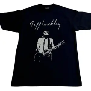 Jeff Buckley Vintage Graphic Tee | Hallelujah Singer Tribute Shirt | 90s Alternative Indie Rock Merch | Classic Musician Portrait T-Shirt