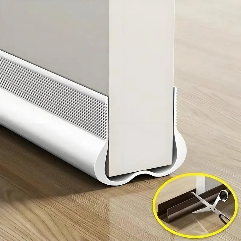 Christmas Adjustable Door Draft Stopper Waterproof Sealing Strip Noise Reducing Soft Door Bottom Guard for Soundproofing Home Decoration