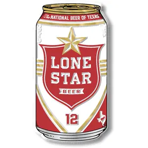Lone Star Beer Can Magnet by Classic Magnets