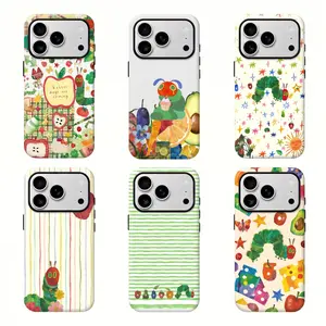 Very Hungry Caterpillar Phone Case Cover, Compatible with iPhone 17 16 15 14 13 12 11 Pro Max Plus & Samsung Galaxy S26 S25 S24 S23 Ultra, Clear Tpu Material, Flexible & Durable Design