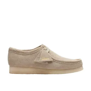 Clarks Wallabee 26175711 Mens Gray Oxfords & Lace Ups Casual Shoes