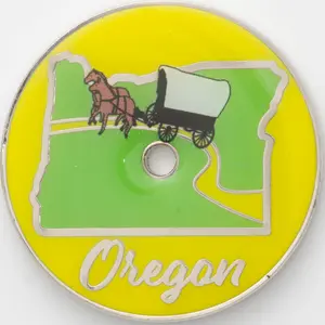 Oregon RIAN Travel Souvenir for Keychain, Magnet, Backpack