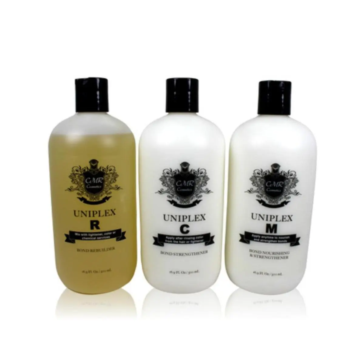 CMR Cosmetics UNIPLEX R Bond Rebuilder Fragrance-Free - Split Ends & Frizz, Restores Shine - Strengthens, Protects, Instant Results - Suitable for All Hair Types - 16.9 fl oz