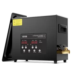 VEVOR 30L Sonic Cleaner, 600W Digital Ultrasonic Cleaning Machine with Upgraded Degassing and Gentle Mode, 40kHz Industrial Ultrasound Cleaner with Timer and Heater for Retainer Jewelry ToolsVEVOR Super Brand Day