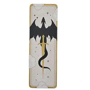 Dragon Sword Bookmark | Fantasy Dragon Silhouette Bookmark | Gothic Bookish Gift | Dragon Lover Gift | Fantasy Reader Accessory | Unique Dragon Book Mark