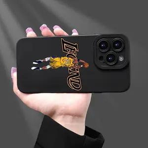 Basketball Player Pattern Design Phone Case, Shockproof Phone Protective Cover, Phone Accessory Compatible with iPhone17 16 15 14 13 12 11 Plus/Pro/Pro Max