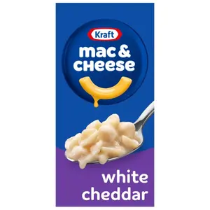 White Cheddar Pasta Cheese, 1 Box (7.3 oz) – No Artificial Flavors, Preservatives or Dyes, Ideal for Easy Dinners or Dinner Sides