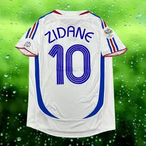 2006 World Cup France Zidane No.10 Short sleeve Soccer Jersey