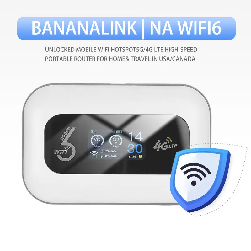 4G LTE WiFi6 Portable Hotspot Router with SIM Card Required and LED Display Delivering Fast Internet Up to 286Mbps Multi Device Support and Long Battery Life Great for Travel Road Trips Outdoor Adventures College Students Remote Jobs and Family Use