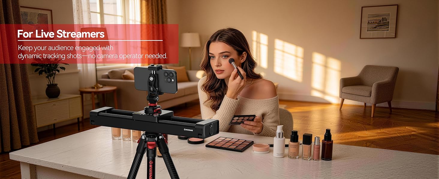 IFOOTAGE Pico Pro Motorized Slider Phone Gimbal Stabilizer, 15.7'' 2-Axis Phone Gimbal Portable Stabilizer fo iPhone/Android/ Insta360 Action Cams/DJI Pocket 3/4, Payload 3.3lb, Smartphone, Accessories, Camera Rig Stabilizers & Supports