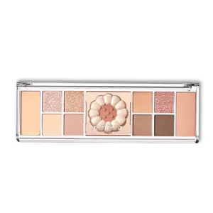 Peripera All Take Mood Like Palette Honey K-ookie Collection All-In-One Eye Shadows Blusher & Highlighter Palette for All Skin Types Korean Makeup Compact Matte Shades