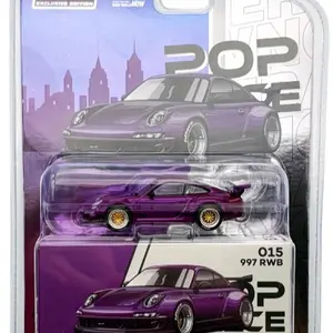 Pop Race 1:64 Porsche 997 RWB Purple Enigma Exclusive PRE015