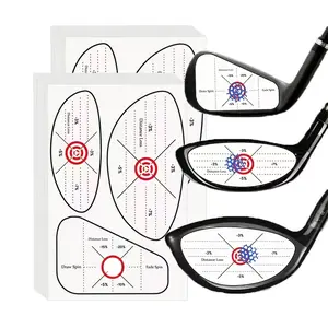 Golf Impact Tape, Golf Impact Stickers, Golf Stickers, Mpact Tape for Golf Clubs, Golf Tape, Golf Club Labels Personalized, Self-Teaching Sweet Spot and Consistency Analysis