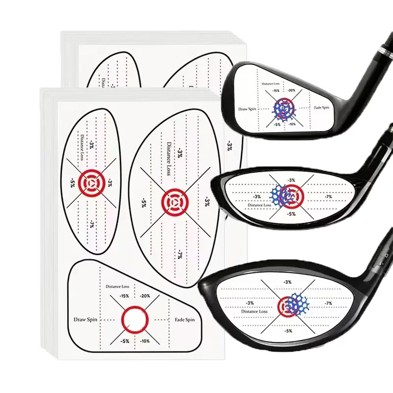 Golf Impact Tape, Golf Impact Stickers, Golf Stickers, Mpact Tape for Golf Clubs, Golf Tape, Golf Club Labels Personalized, Self-Teaching Sweet Spot and Consistency Analysis summerwins