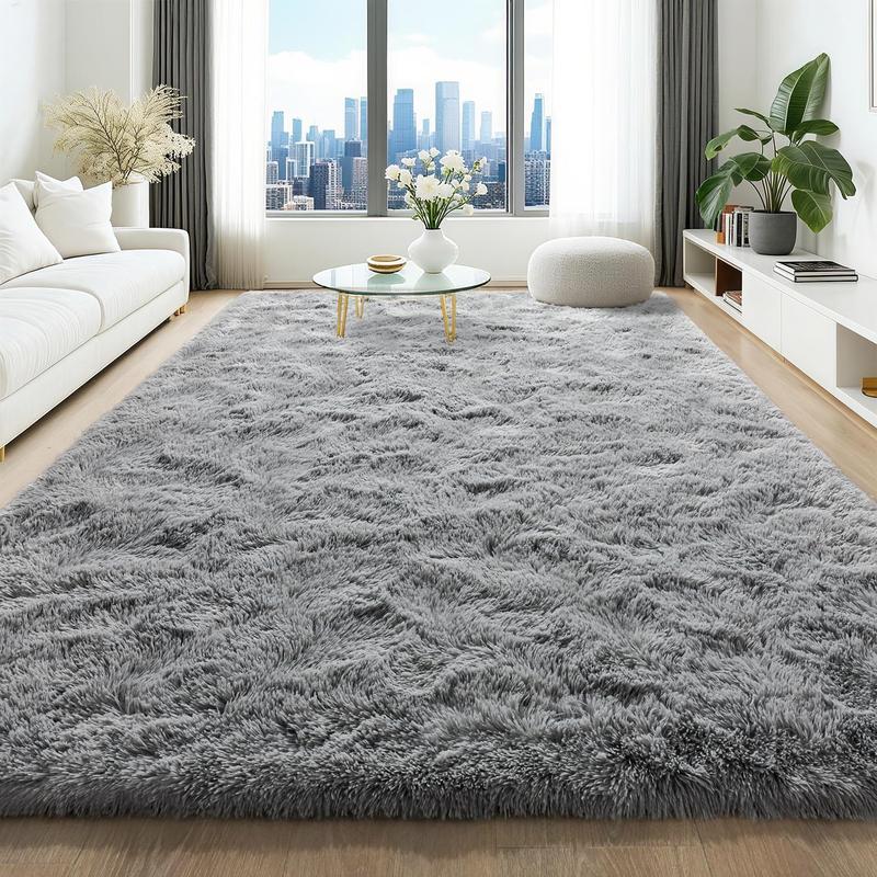 8x10ft Luxury Plush Large Mat for Living Room - Fluffy Modern Shag Non-Slip Soft Mat, Machine Washable Polyester Blend, Rectangular Shape, Ideal for Bedroom, Study, Dorm, Home Decor, Christmas Gift, Christmas Decor 8x10ft Luxury Plush Large Mat for Living Room - Fluffy Modern Shag Non-Slip Soft Mat, Machine Washable Polyester Blend, Rectangular Shape, Ideal for Bedroom, Study, Dorm, Home Decor, Christmas Gift, Christmas Decor