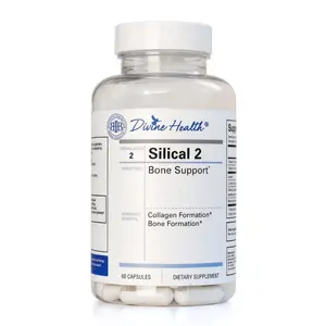 Dr. Colbert, MD Silical 2 | by Divine Health | Formulated by Dr. Chad Price, MD | Supports Bone Flexability & Collagen Production | 60 Capsules