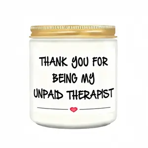 Christmas Thank You Gifts for Women - Long Lasting Vanilla Lavender Scented Candle -Inspirational Birthday Gifts for Women Coworkers Friend Teachers Nurses Boss Employees, Appreciation Gift Idea