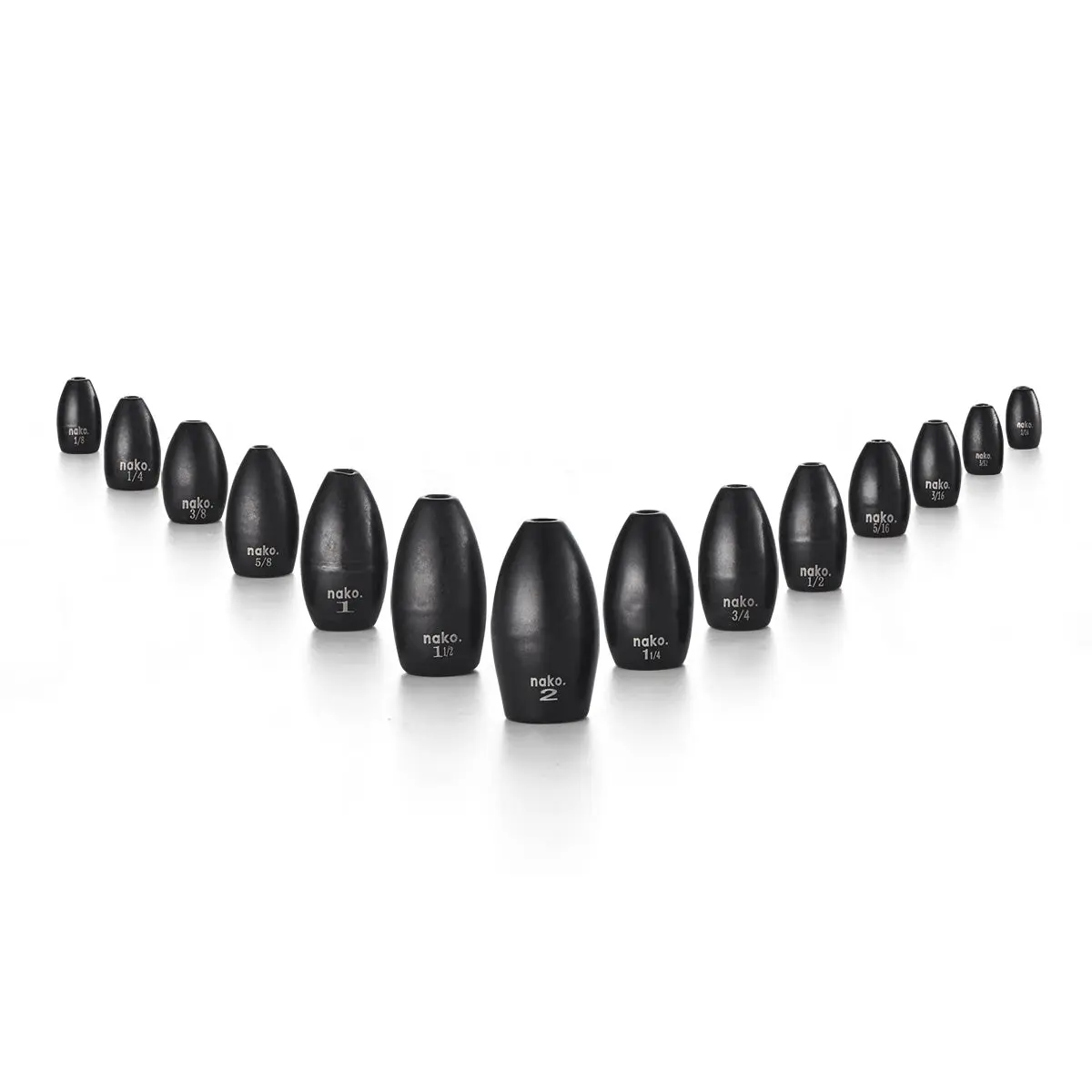 Nako 200% Sensitive Tungsten Flipping Weights Eco-Friendly No Chip