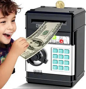 Piggy Bank, (Battery not included)Saving Box, Cash Coin Can Safe Bank Electronic Coin Money Bank Gifts Toy ATM Bank, Hot Gift for Boys and Girls