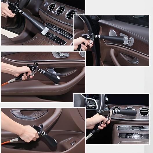 Adjustable Valve Tornado Car Cleaning Gun, High Pressure Air Blower Duster with Flow Control, Safe Leather & Crevice Deep Clean Tool for Pro Automotive Detailing