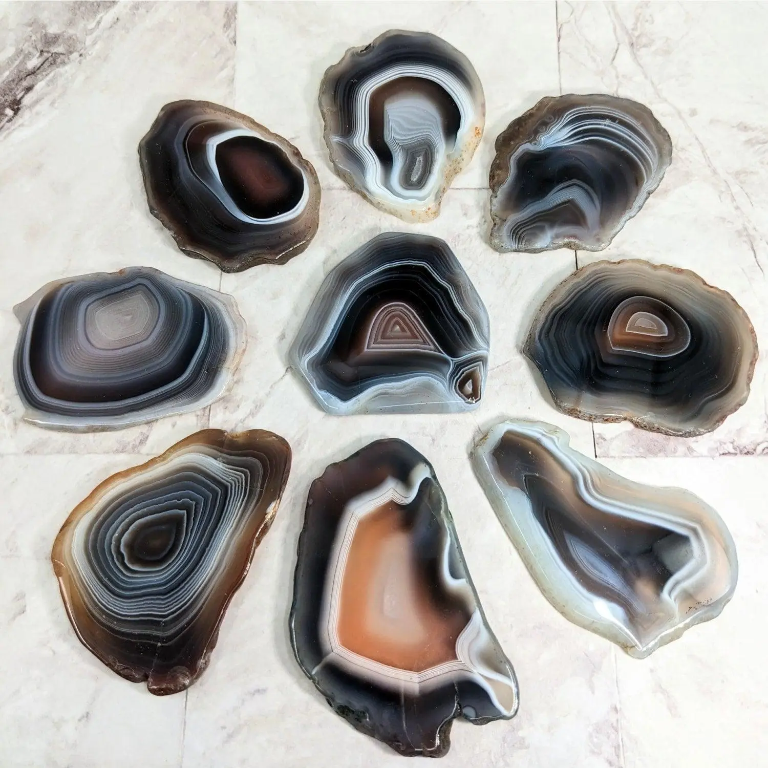 Botswana Agate Polished Slice