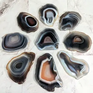 Botswana Agate Polished Slice 2.5 to 3 Inches Gem Botswana Agate Polished Slice (1.5 - 3") #LV2262