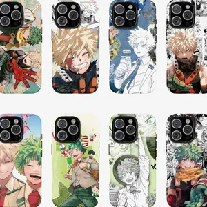 MHA BakuDeku Anime Manga Tough Phone Case|Bakugo Katsuki, Perfect Gift for My Hero Academia Fans, Compatible with iPhone X, 11, 12, 13, 14, 15, 16, 17 & more