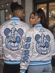 BURR BEAR SATIN JACKET