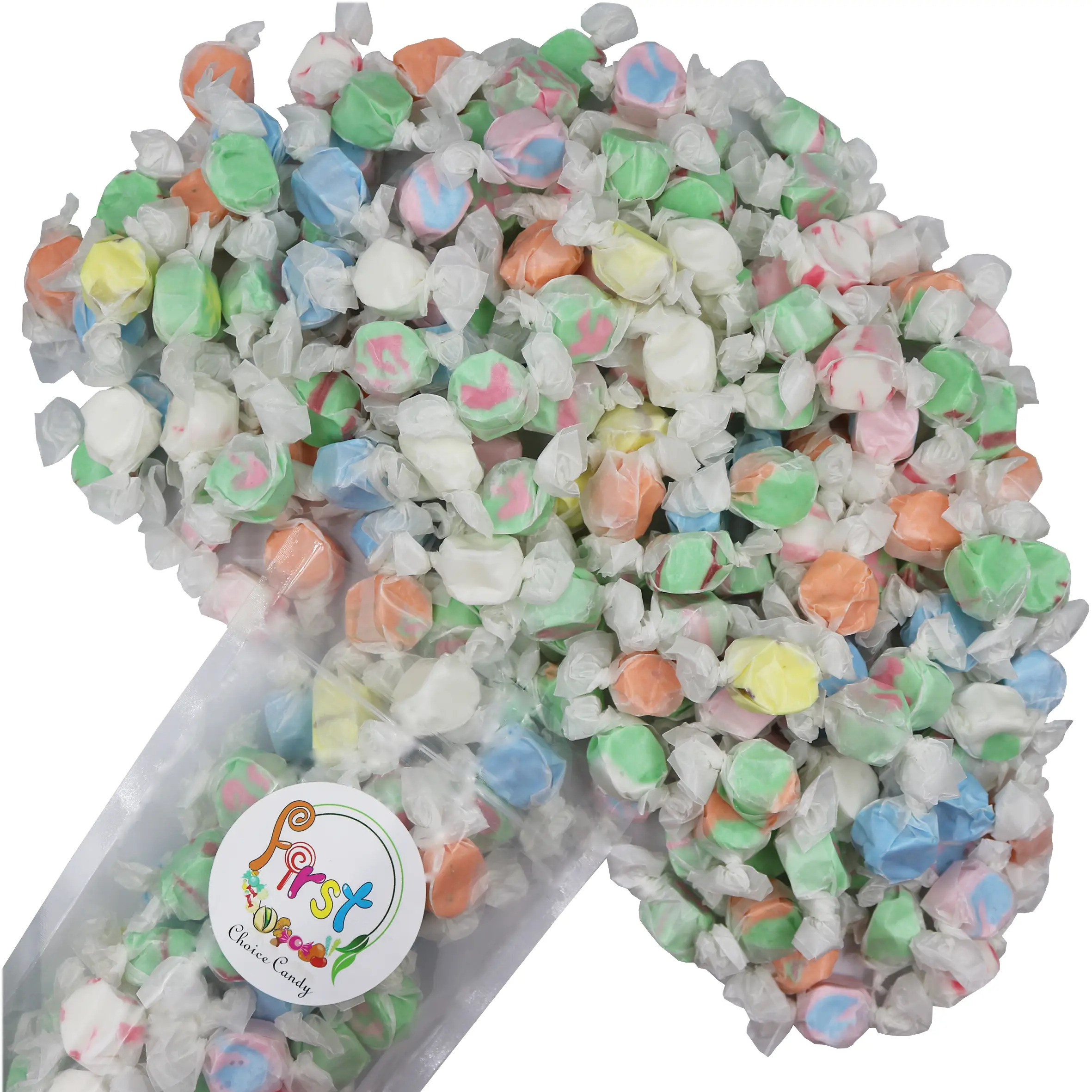 ASSORTED SALT WATER TAFFY 2LB BAG