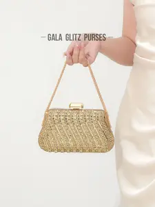 Elegant Crystal Evening Handbag, Luxury Women's Purse, Fashion Lipstick & Perfume Bag, Handmade Metal Diamond Bag for Parties