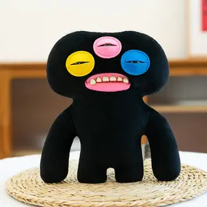 Weirdcore Ugly Cute Monster Plush Goofy Teeth Creature Aesthetic Room Decor Stress Relief Desk Pet Gift for Bestie