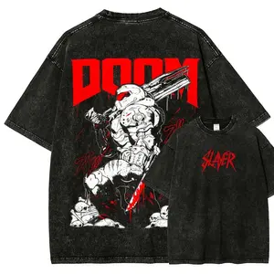 DOOM Unisex Fit Washed T-Shirt 8