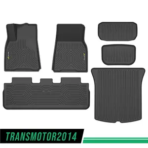 6pcs TPE Car Floor Mats,Fit For 2020-2024 Tesla Model Y,All-Weather Rubber Liners Floor Mats,Truck Mats Cargo Liners Upgraded Version