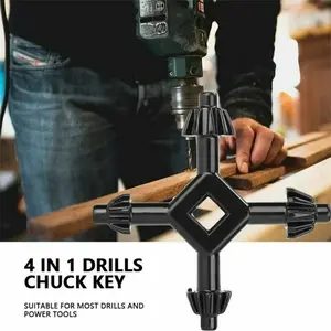 Multifunctional Electric Drill Key Drill Chuck Wrench Pistol Drill Wrench Key Lock Key Electric