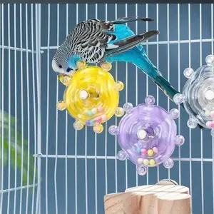 Bird Interaction Toy Durable Plastic Distraction Disc for Parrots and Small Birds, Keeps Pets Active and Happy, Ideal for Parrots, Cockatoos and Small Bird Species