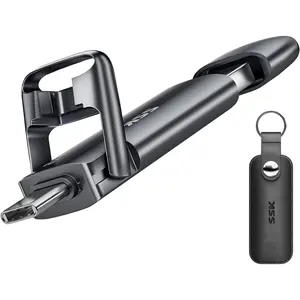 SSK 1TB USB Drive,External SSD Fast 550MB/s 2in1 DualDrive Type C+ A USB3.2 Gen2 Solid State ThumbDrive SSDStick for iPhone 15/PS4/Android Phone/Tablet/Windows/Mac