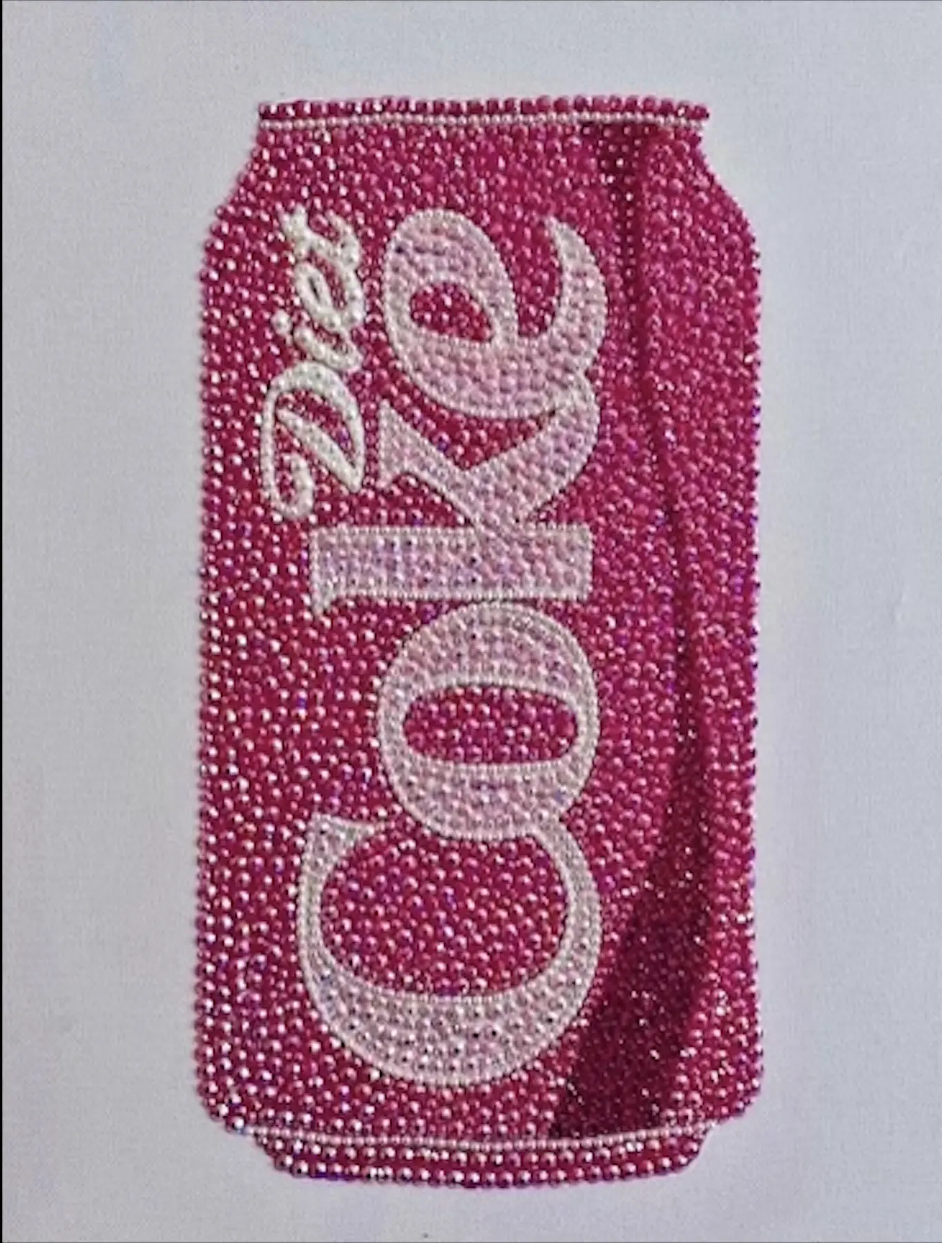 coke can bedazzled canvas 8X10 coke can bedazzled canvas 8X10