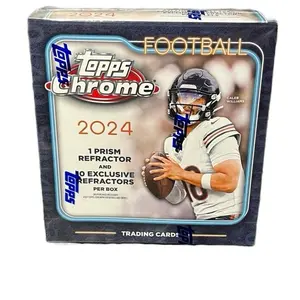 Rumi 2024 TOPPS Chrome Football Mega Box Sports Cards Box Sports Trading Card