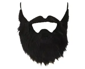 Dress Up America 1137-BK Full Beard & Mustache Costume - Black