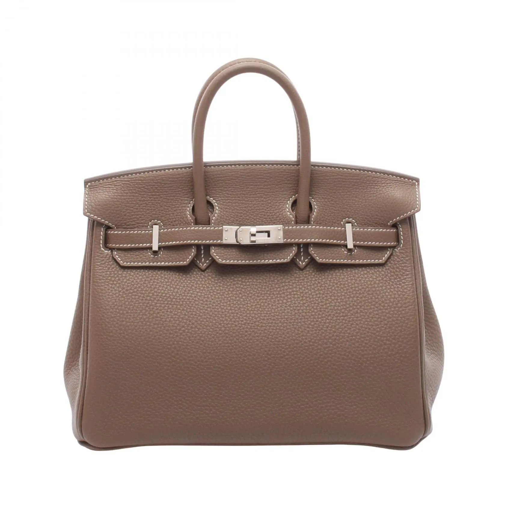 Pre-owned HERMÈS Calfskin Shoulder Bags Hermes Birkin25 Togo