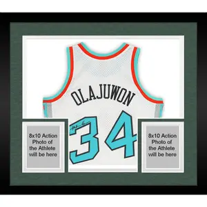 Framed Hakeem Olajuwon Houston Rockets Autographed White Mitchell & Ness White 1996 NBA All-Star Game Swingman Jersey - Fanatics Authentic Certified - NFL Memorabilia