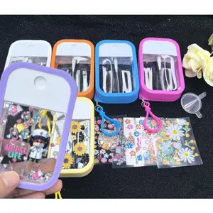 47pcs 45ml Large Spray Bottle with Stickers Kits ,Hand Sanitizer With Wraps Sets Can Be Used To Refill Alcohol, Perfume, Hand Sanitizer, Etc.