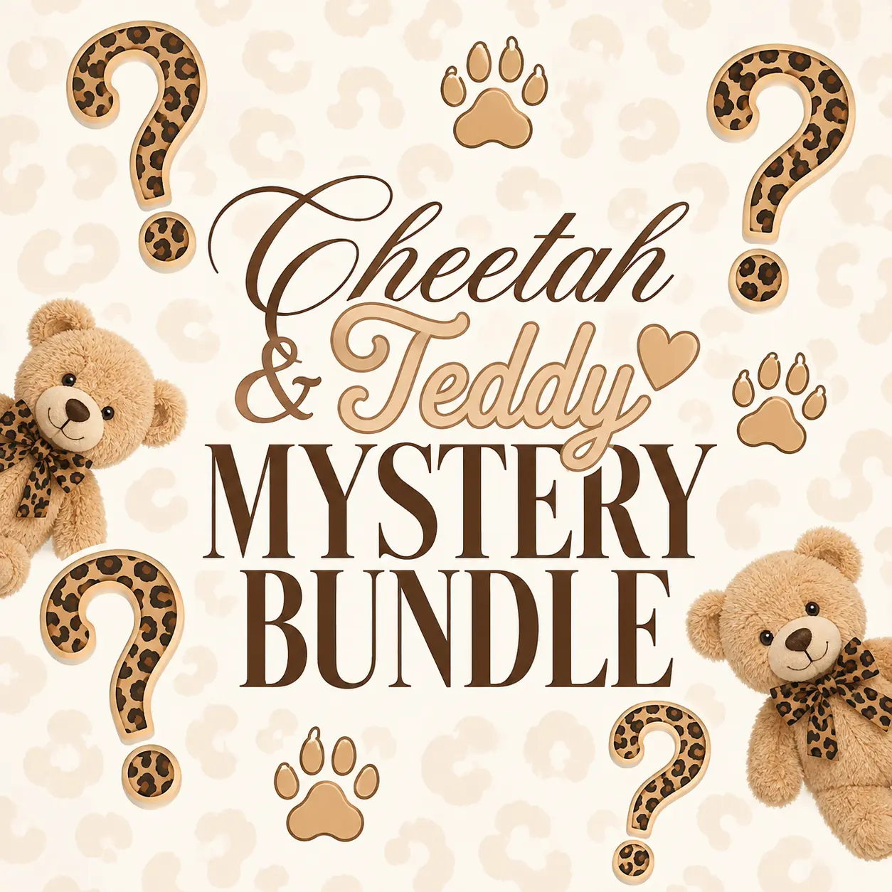 P.Louise Cheetah & Teddy Mystery Bundle