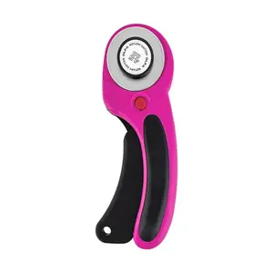 OLFA 45mm Ergonomic Rotary Cutter - Magenta - RTY-2DX-MAG | Olfa Rotary Cutter for Fabric & Quilting